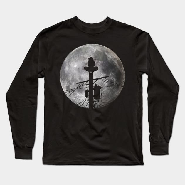 Uchiha Night Long Sleeve T-Shirt by Karambola